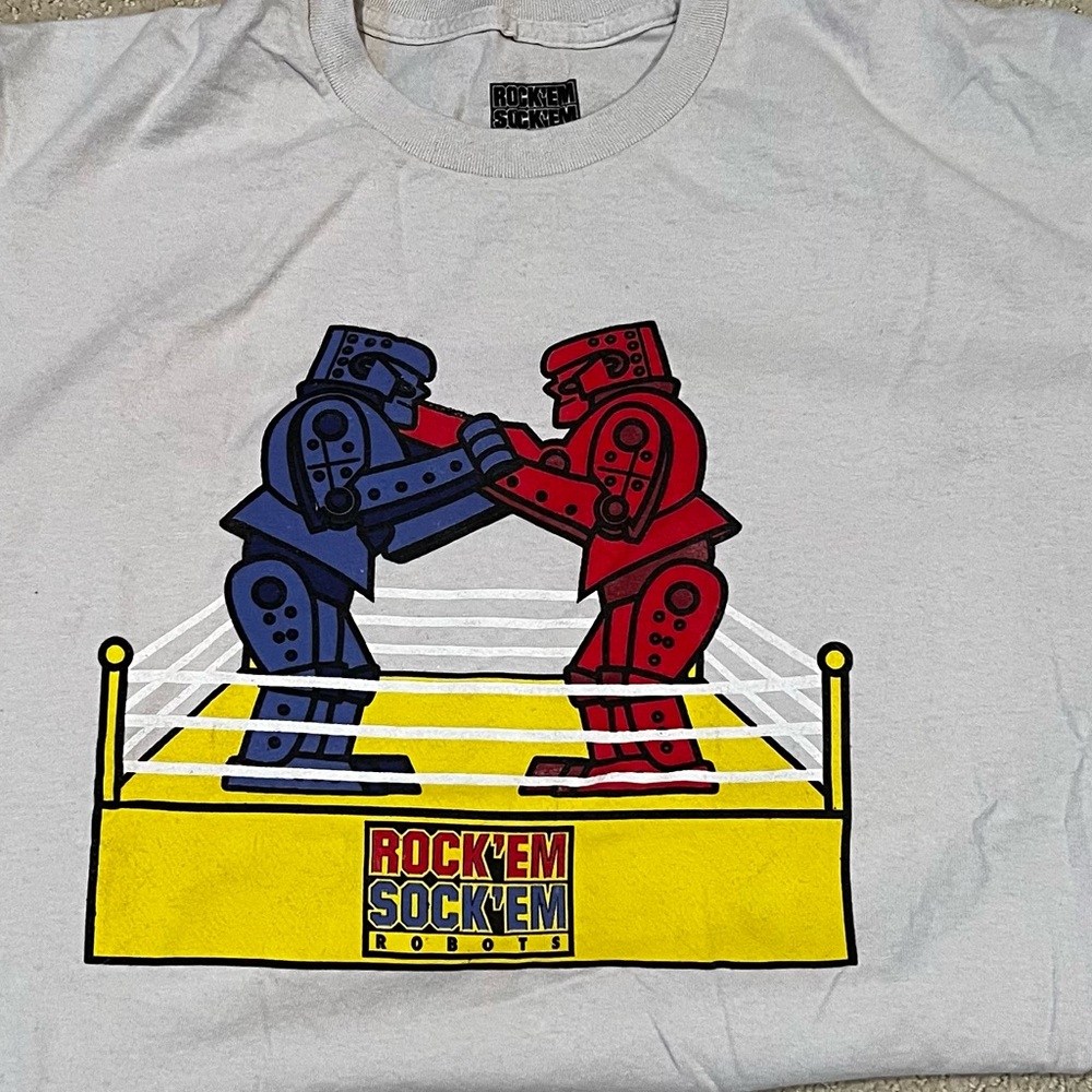 Classic 80’s toy - Rock’em Sock’em Robots; gently worn; men’s XL